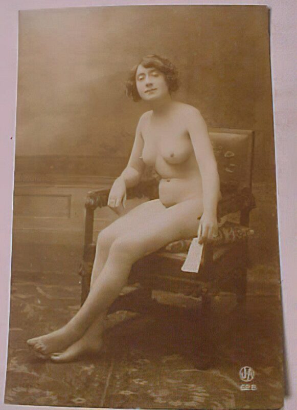Volume 4 of Black and White Image of Naked / Nude Women and Girls in the Vintage Era