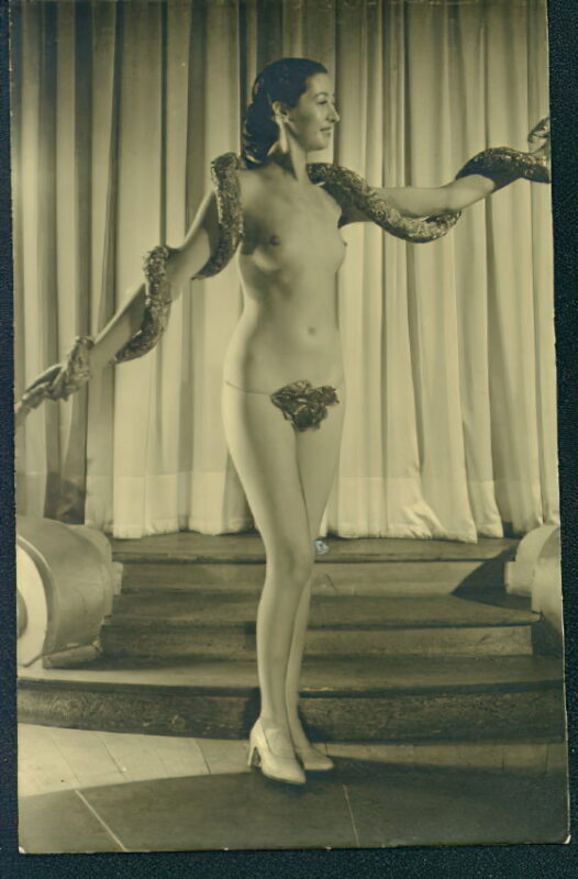 Volume 4 of Black and White Image of Naked / Nude Women and Girls in the Vintage Era