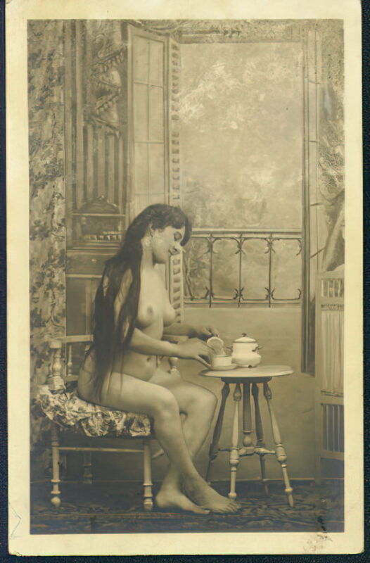 Volume 4 of Black and White Image of Naked / Nude Women and Girls in the Vintage Era