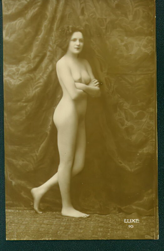 Volume 4 of Black and White Image of Naked / Nude Women and Girls in the Vintage Era