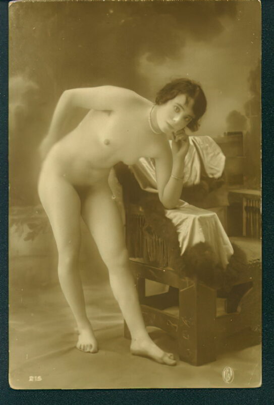 Volume 4 of Black and White Image of Naked / Nude Women and Girls in the Vintage Era