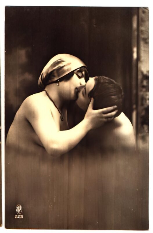 Volume 4 of Black and White Image of Naked / Nude Women and Girls in the Vintage Era