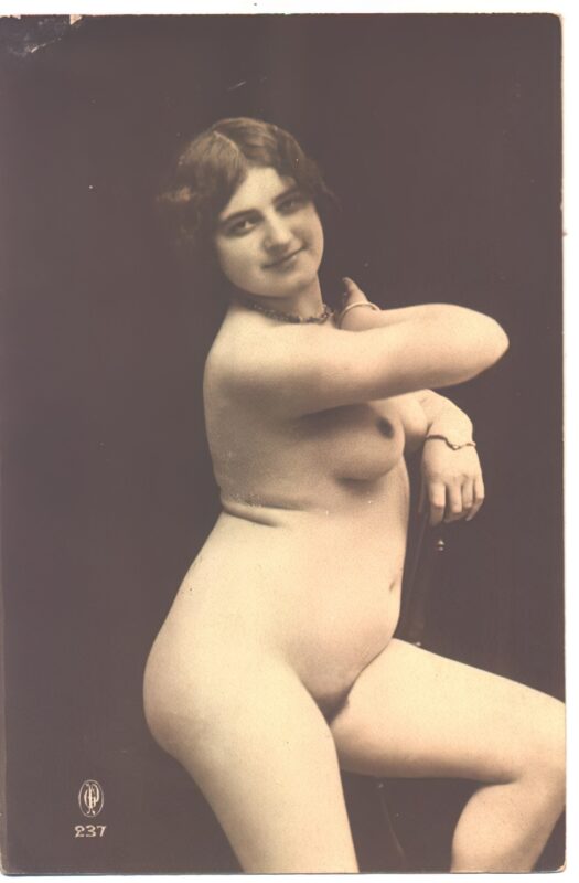 Volume 4 of Black and White Image of Naked / Nude Women and Girls in the Vintage Era