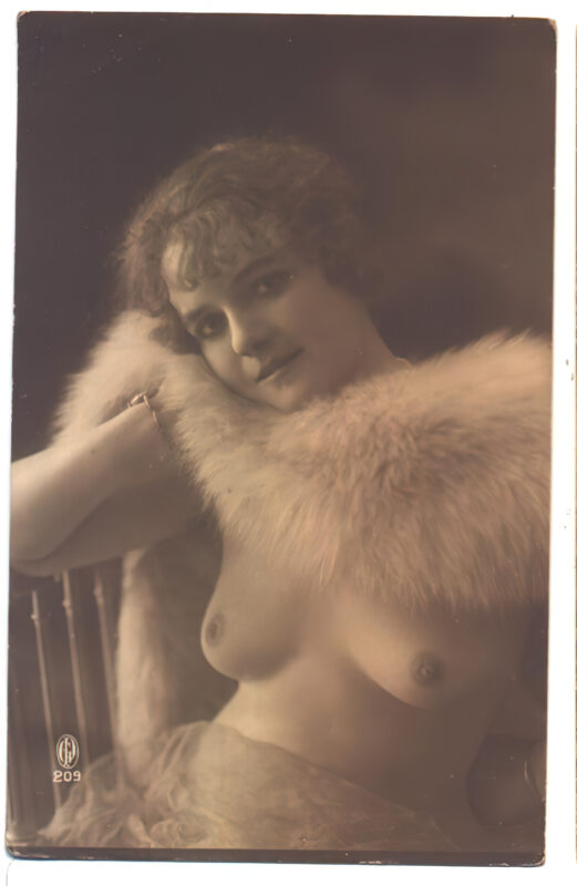 Volume 4 of Black and White Image of Naked / Nude Women and Girls in the Vintage Era
