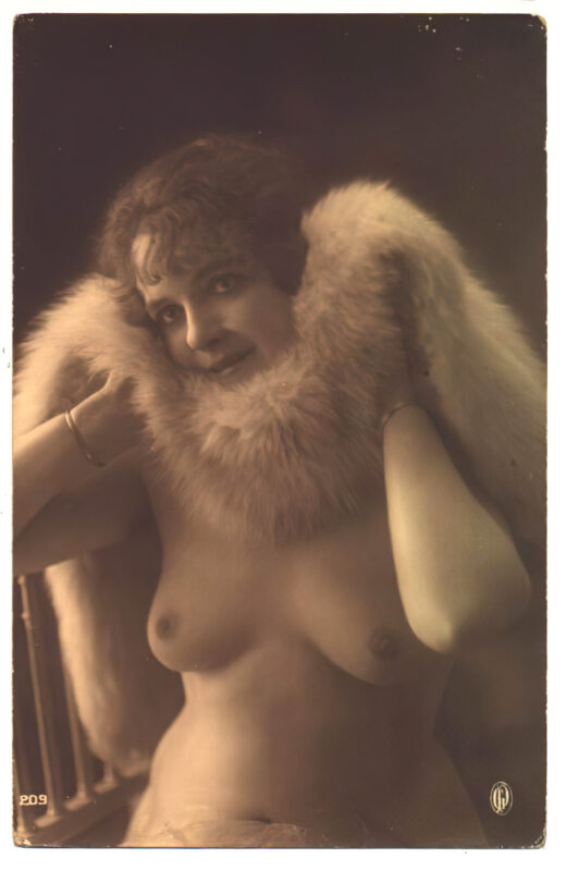Volume 4 of Black and White Image of Naked / Nude Women and Girls in the Vintage Era