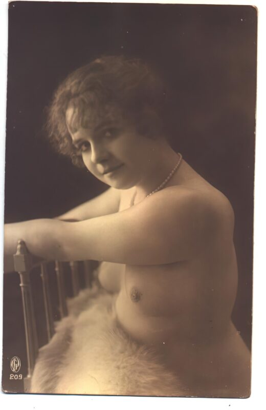 Volume 4 of Black and White Image of Naked / Nude Women and Girls in the Vintage Era