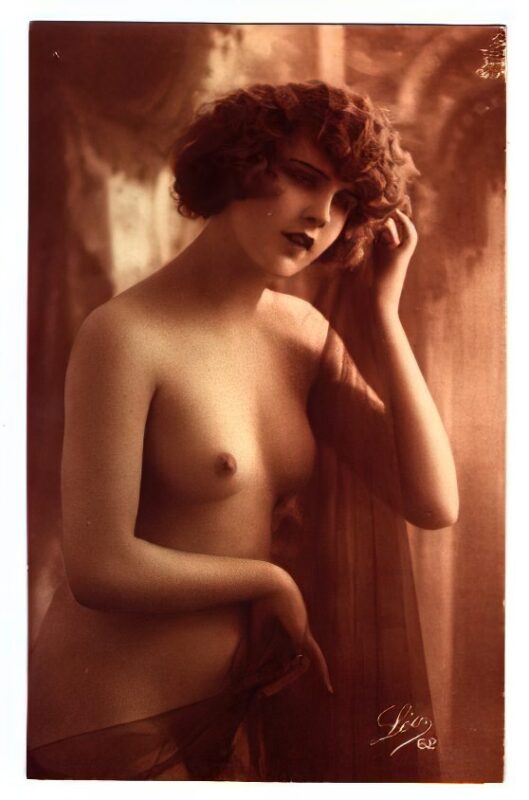 Volume 4 of Black and White Image of Naked / Nude Women and Girls in the Vintage Era