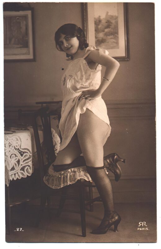 Volume 4 of Black and White Image of Naked / Nude Women and Girls in the Vintage Era