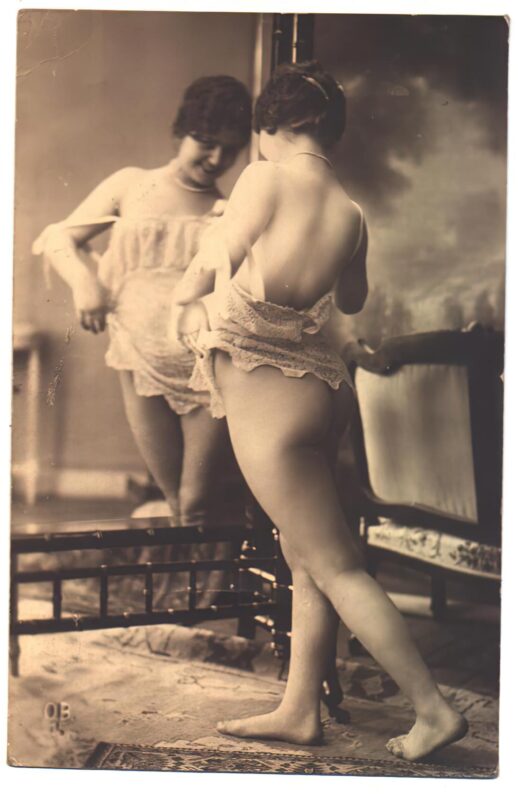 Volume 4 of Black and White Image of Naked / Nude Women and Girls in the Vintage Era