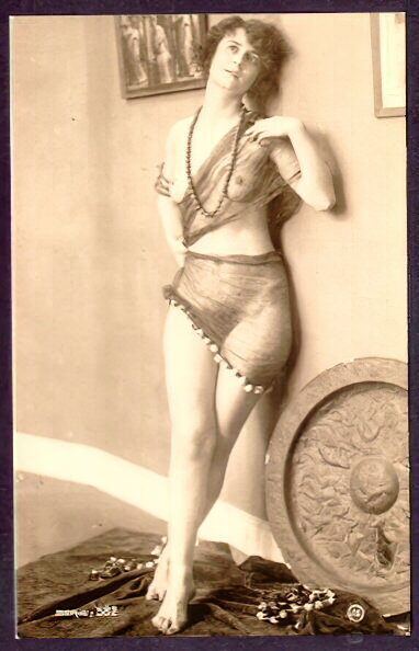 Volume 4 of Black and White Image of Naked / Nude Women and Girls in the Vintage Era