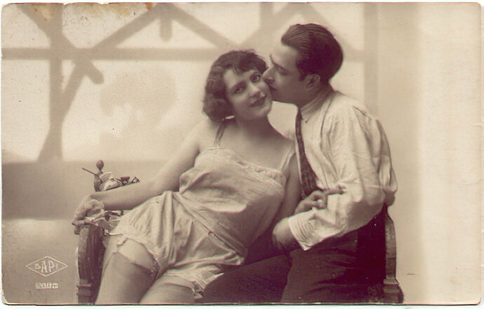 Volume 4 of Black and White Image of Naked / Nude Women and Girls in the Vintage Era