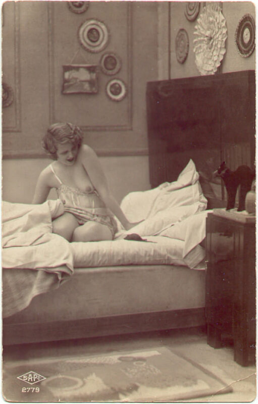 Volume 4 of Black and White Image of Naked / Nude Women and Girls in the Vintage Era