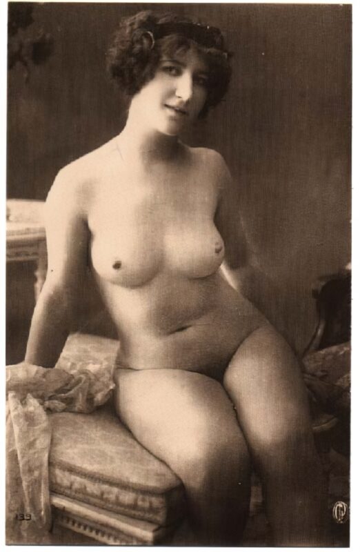 Volume 4 of Black and White Image of Naked / Nude Women and Girls in the Vintage Era