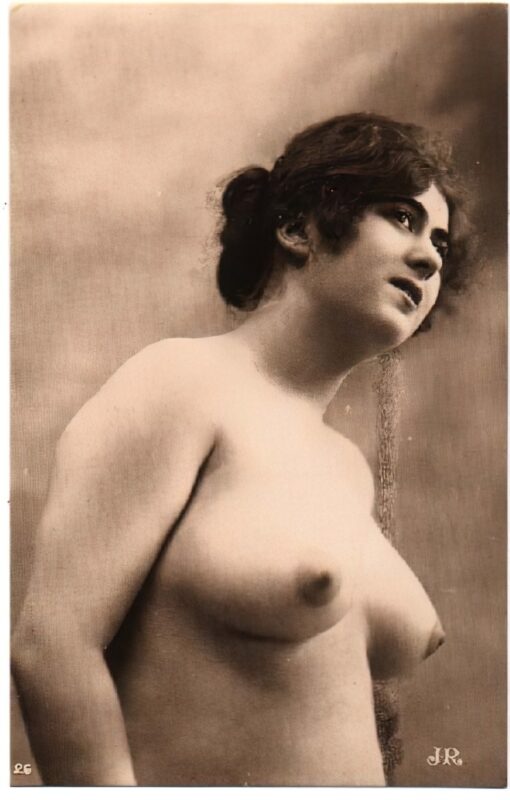 Volume 4 of Black and White Image of Naked / Nude Women and Girls in the Vintage Era