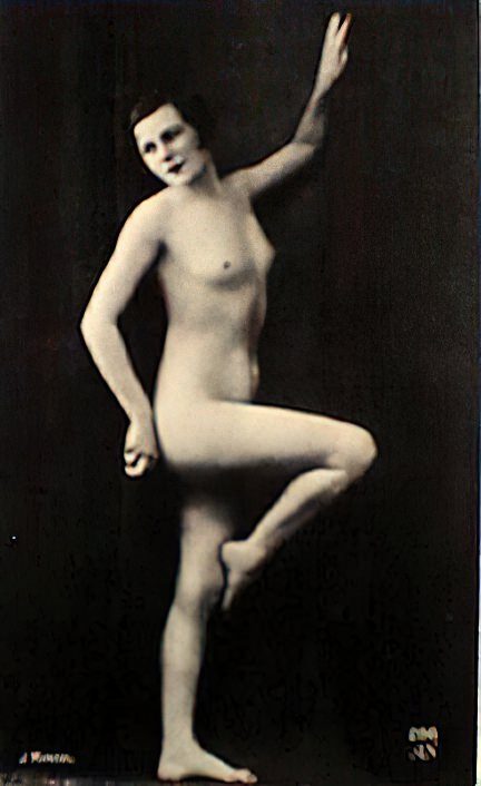 Volume 4 of Black and White Image of Naked / Nude Women and Girls in the Vintage Era