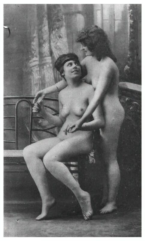 Volume 4 of Black and White Image of Naked / Nude Women and Girls in the Vintage Era