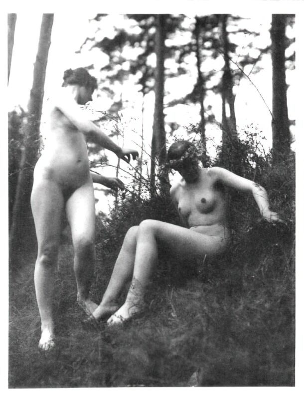 B&W Volume 5 Image of Naked / Nude Woman in the Vintage Era